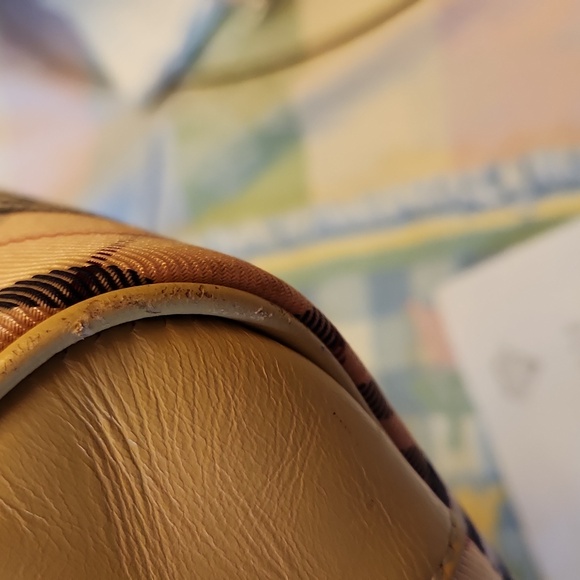 BURBERRY BLUE LABLE VINTAGE HAND BAG/ W COA - Picture 8 of 15